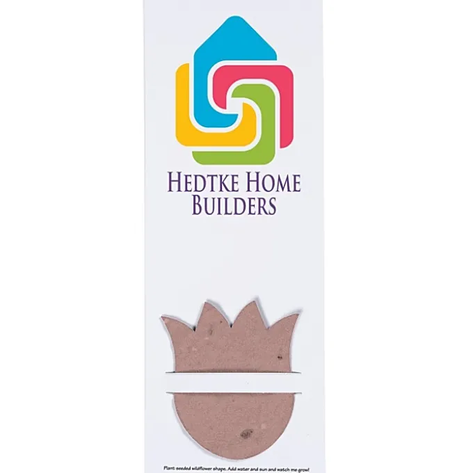 Plant-A-Shape Flower Seed Bookmark - Tulip
