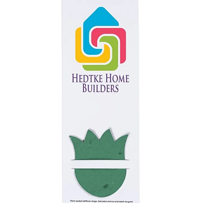 Plant-A-Shape Flower Seed Bookmark - Tulip