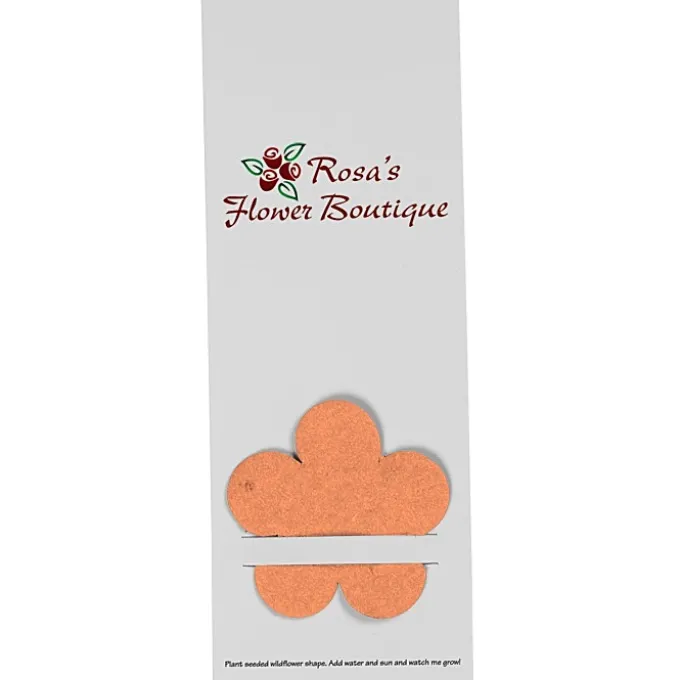 Plant-A-Shape Flower Seed Bookmark - Flower - 24 hr