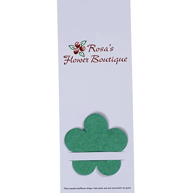 Plant-A-Shape Flower Seed Bookmark - Flower - 24 hr