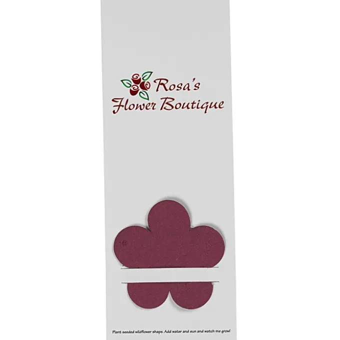 Plant-A-Shape Flower Seed Bookmark - Flower - 24 hr