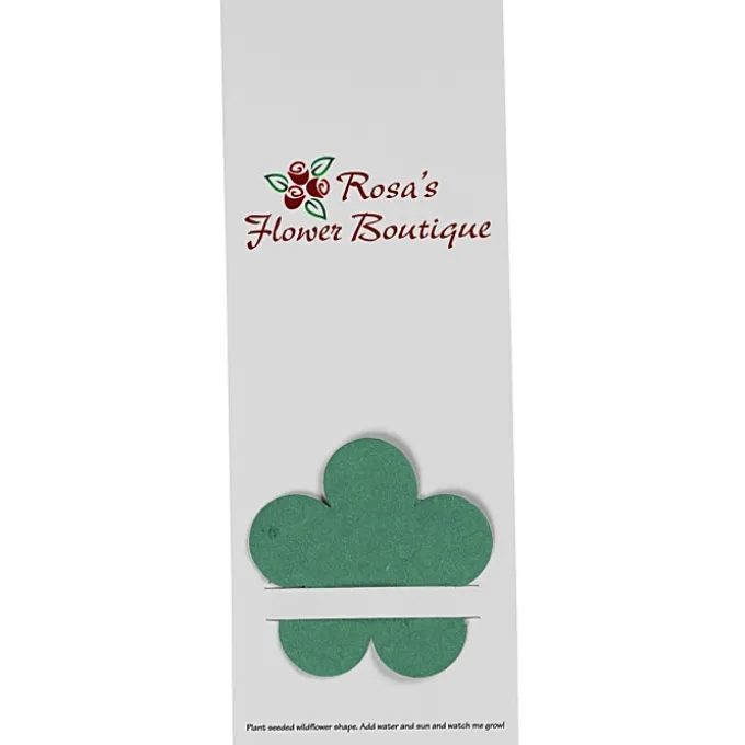 Plant-A-Shape Flower Seed Bookmark - Flower - 24 hr