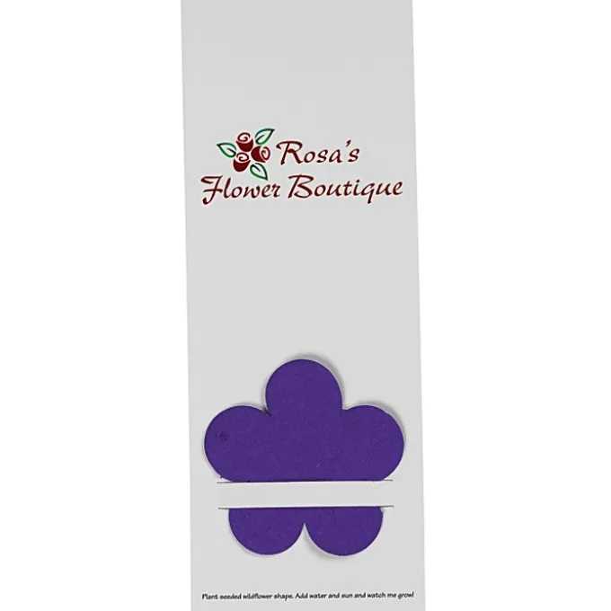 Plant-A-Shape Flower Seed Bookmark - Flower - 24 hr