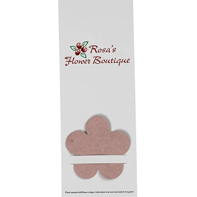 Plant-A-Shape Flower Seed Bookmark - Flower - 24 hr