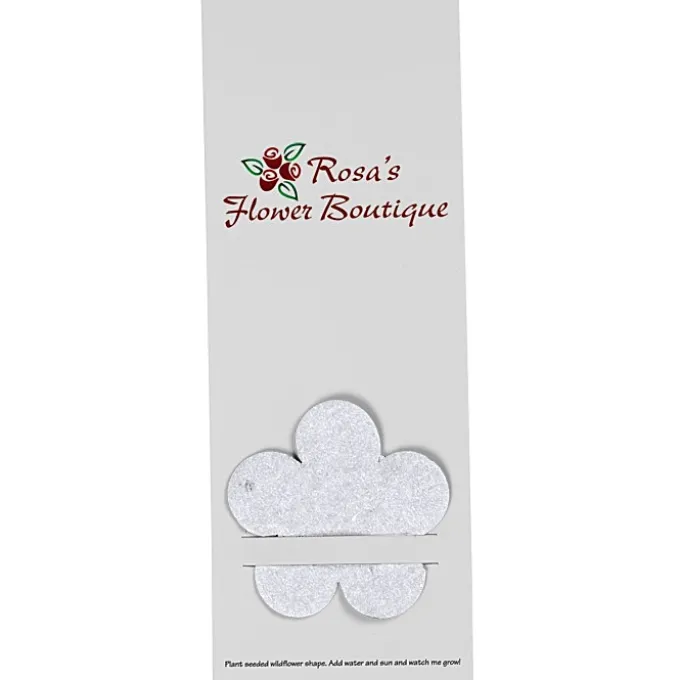 Plant-A-Shape Flower Seed Bookmark - Flower - 24 hr