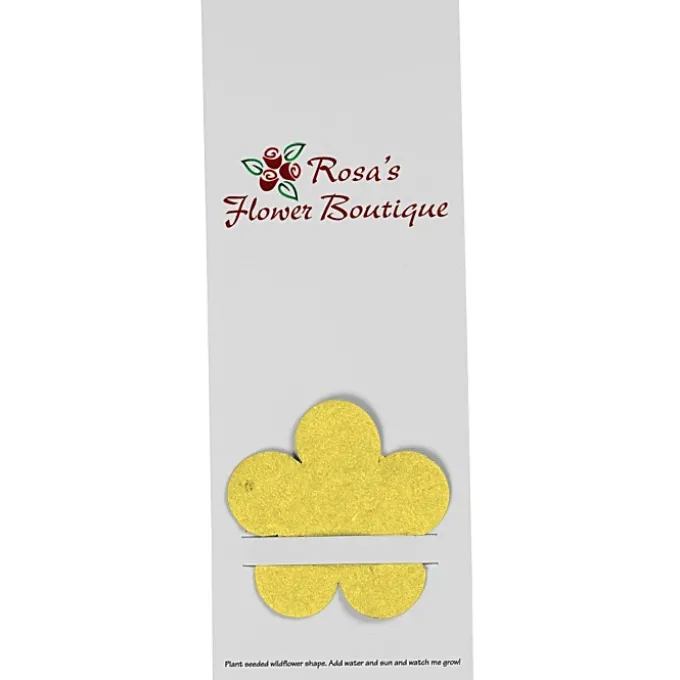 Plant-A-Shape Flower Seed Bookmark - Flower - 24 hr
