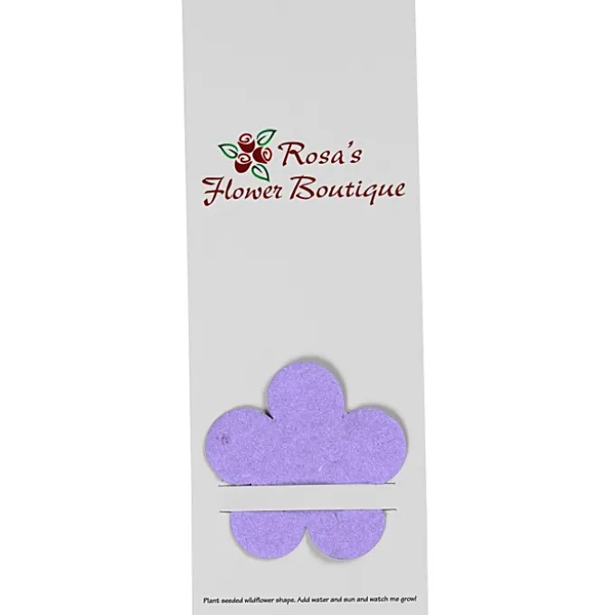 Plant-A-Shape Flower Seed Bookmark - Flower - 24 hr