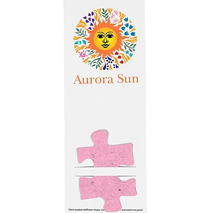 Plant-A-Shape Flower Seed Bookmark - Puzzle Piece