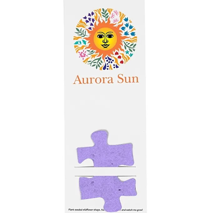Plant-A-Shape Flower Seed Bookmark - Puzzle Piece