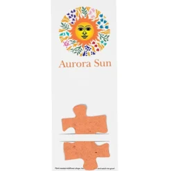 Plant-A-Shape Flower Seed Bookmark - Puzzle Piece