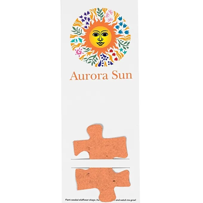 Plant-A-Shape Flower Seed Bookmark - Puzzle Piece