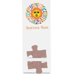 Plant-A-Shape Flower Seed Bookmark - Puzzle Piece