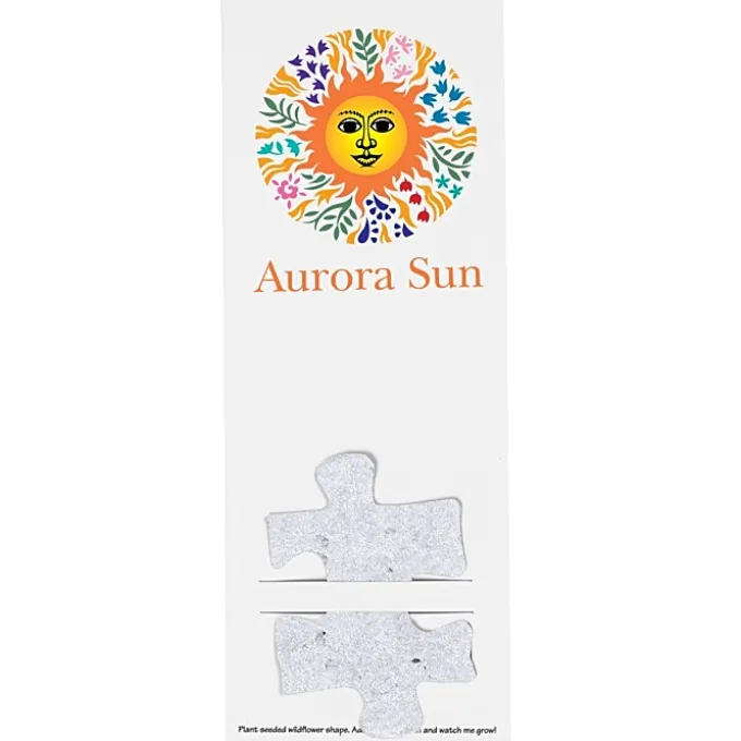 Plant-A-Shape Flower Seed Bookmark - Puzzle Piece