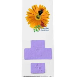 Plant-A-Shape Flower Seed Bookmark - Cross