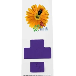 Plant-A-Shape Flower Seed Bookmark - Cross