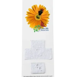 Plant-A-Shape Flower Seed Bookmark - Cross