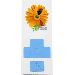 Plant-A-Shape Flower Seed Bookmark - Cross