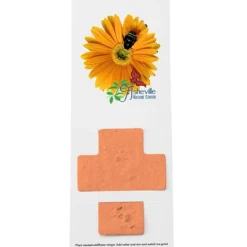 Plant-A-Shape Flower Seed Bookmark - Cross