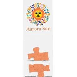 Plant-A-Shape Flower Seed Bookmark - Puzzle Piece - 24 hr