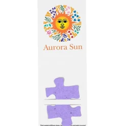 Plant-A-Shape Flower Seed Bookmark - Puzzle Piece - 24 hr