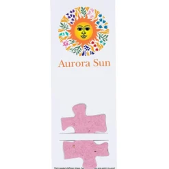 Plant-A-Shape Flower Seed Bookmark - Puzzle Piece - 24 hr