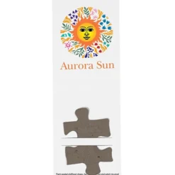 Plant-A-Shape Flower Seed Bookmark - Puzzle Piece - 24 hr