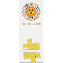 Plant-A-Shape Flower Seed Bookmark - Puzzle Piece - 24 hr