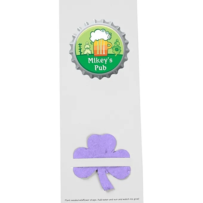 Plant-A-Shape Flower Seed Bookmark - Clover