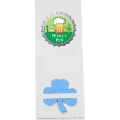 Plant-A-Shape Flower Seed Bookmark - Clover