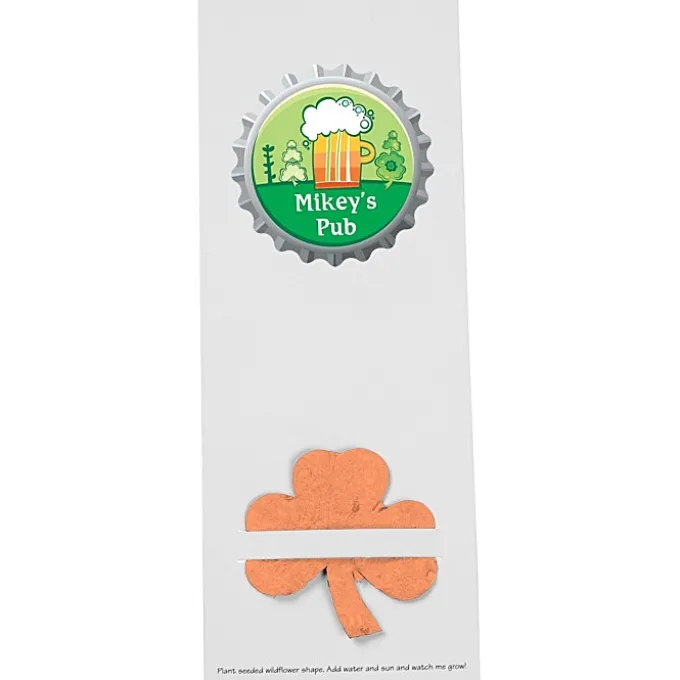 Plant-A-Shape Flower Seed Bookmark - Clover