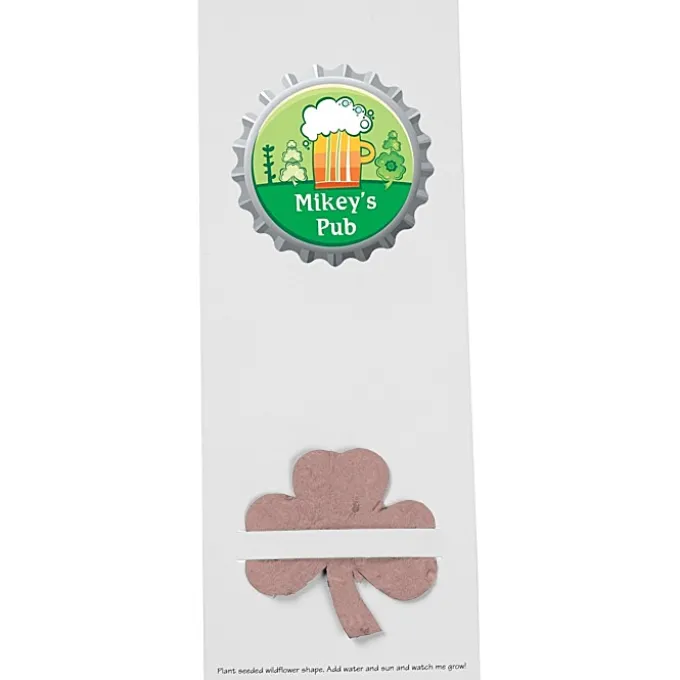 Plant-A-Shape Flower Seed Bookmark - Clover