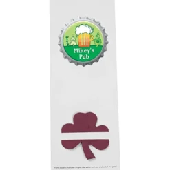 Plant-A-Shape Flower Seed Bookmark - Clover