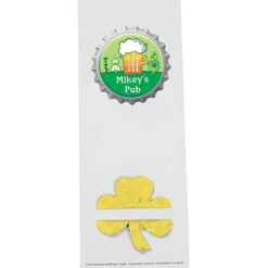 Plant-A-Shape Flower Seed Bookmark - Clover