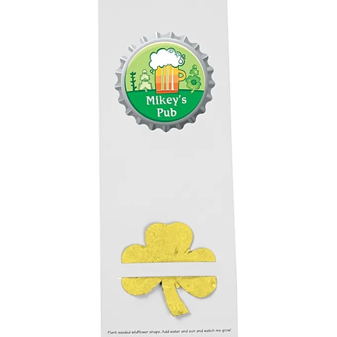 Plant-A-Shape Flower Seed Bookmark - Clover