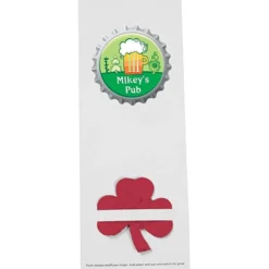 Plant-A-Shape Flower Seed Bookmark - Clover