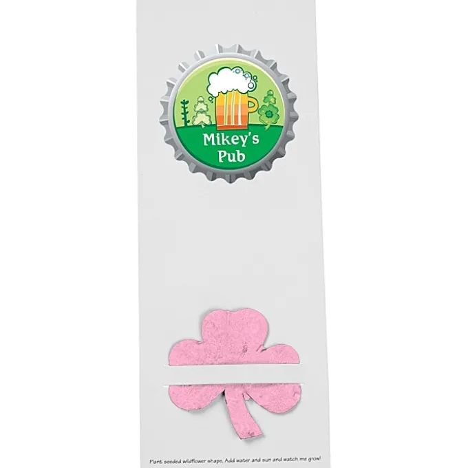 Plant-A-Shape Flower Seed Bookmark - Clover