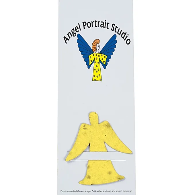 Plant-A-Shape Flower Seed Bookmark - Angel