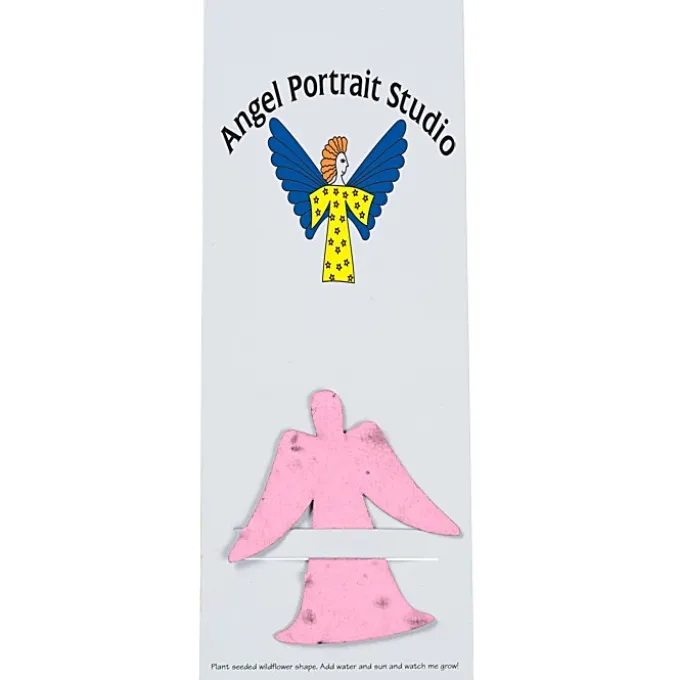 Plant-A-Shape Flower Seed Bookmark - Angel