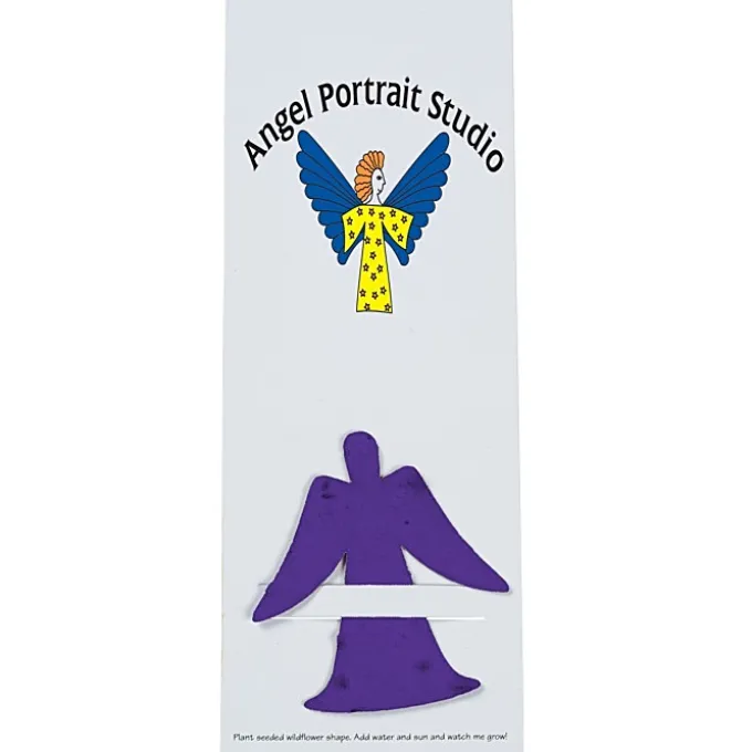 Plant-A-Shape Flower Seed Bookmark - Angel