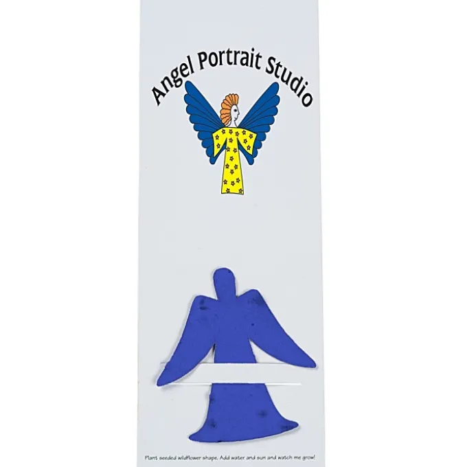 Plant-A-Shape Flower Seed Bookmark - Angel