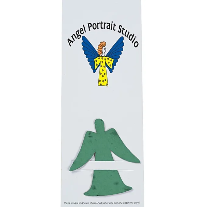 Plant-A-Shape Flower Seed Bookmark - Angel