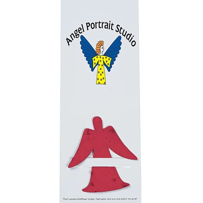 Plant-A-Shape Flower Seed Bookmark - Angel