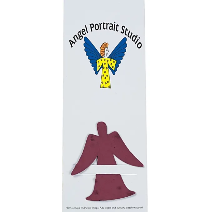 Plant-A-Shape Flower Seed Bookmark - Angel