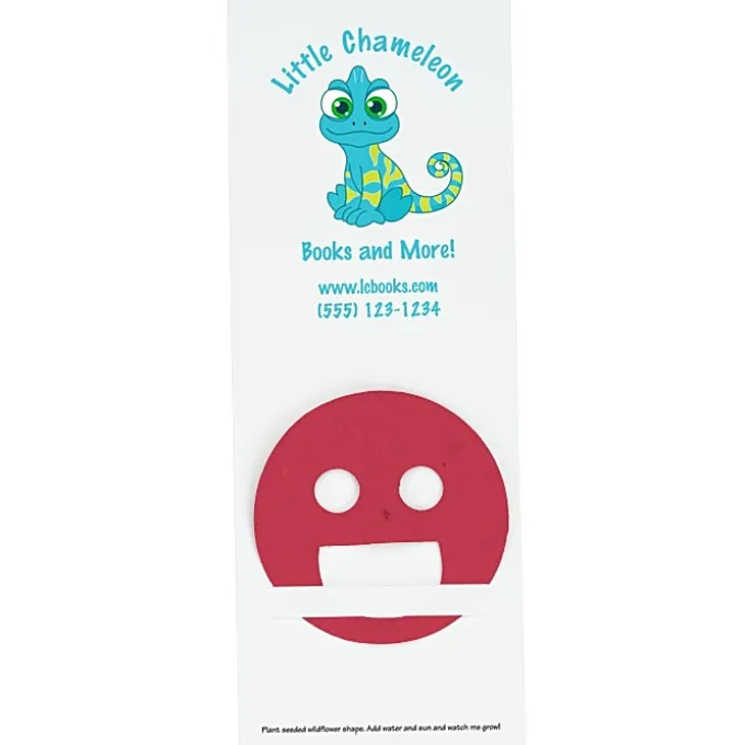 Plant-A-Shape Flower Seed Bookmark - Smile