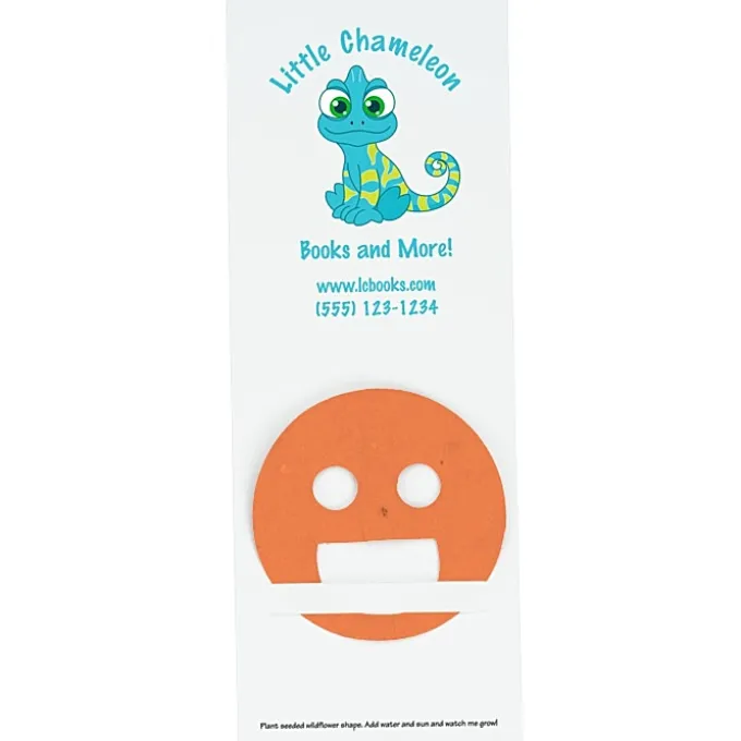 Plant-A-Shape Flower Seed Bookmark - Smile