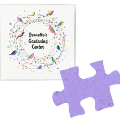 Plant-A-Shape Flower Seed Packet - Puzzle Piece
