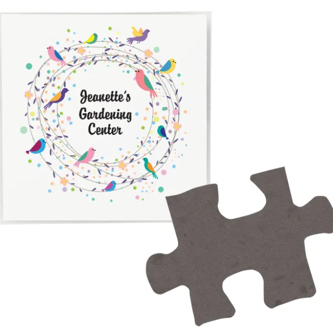 Plant-A-Shape Flower Seed Packet - Puzzle Piece