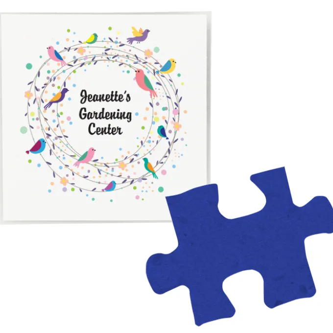 Plant-A-Shape Flower Seed Packet - Puzzle Piece
