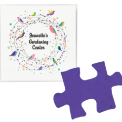 Plant-A-Shape Flower Seed Packet - Puzzle Piece