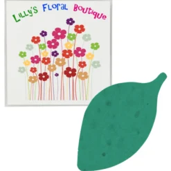 Plant-A-Shape Flower Seed Packet - Leaf
